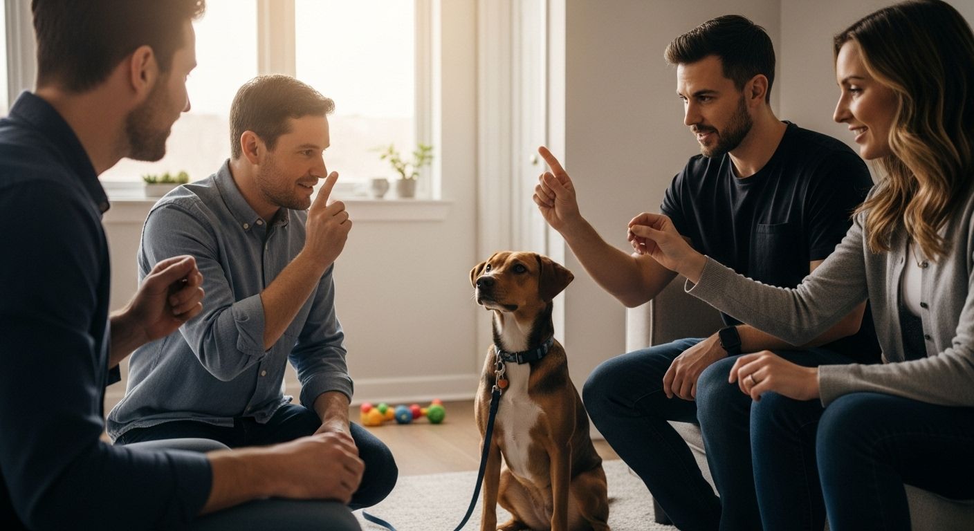 dog owner communication, dog training, human-dog interaction