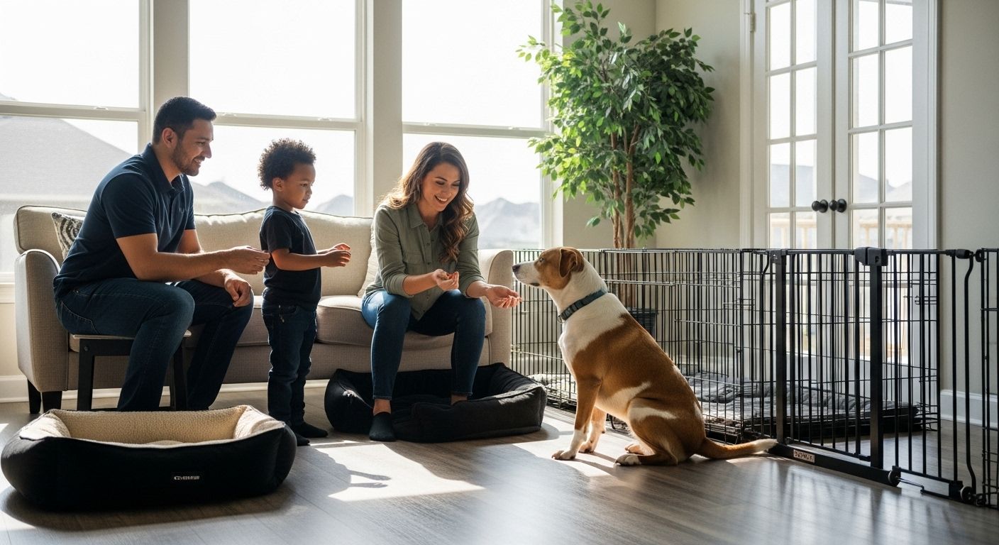 dog safety training, dog behavior, family training