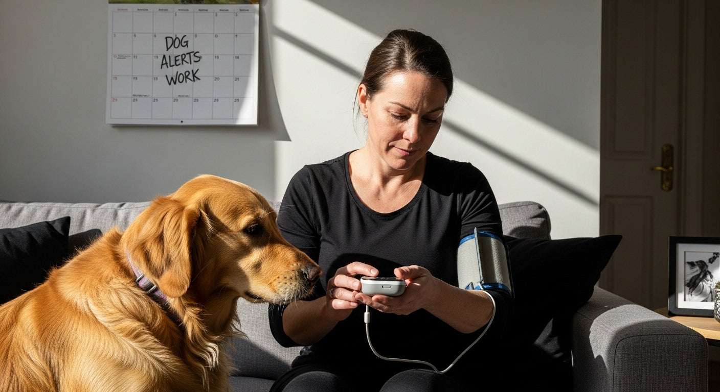 dog alert owner interaction
