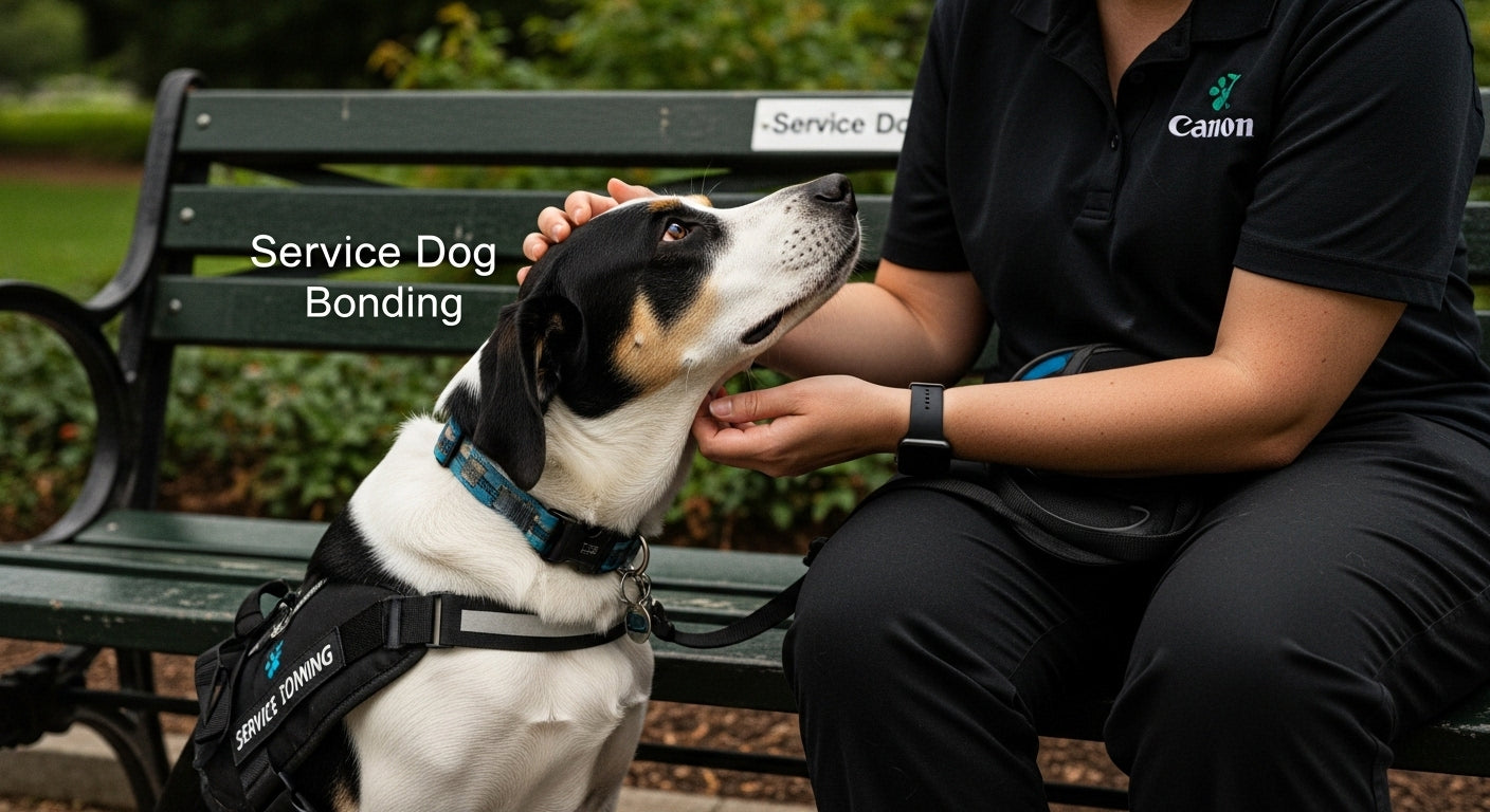 service dog bonding