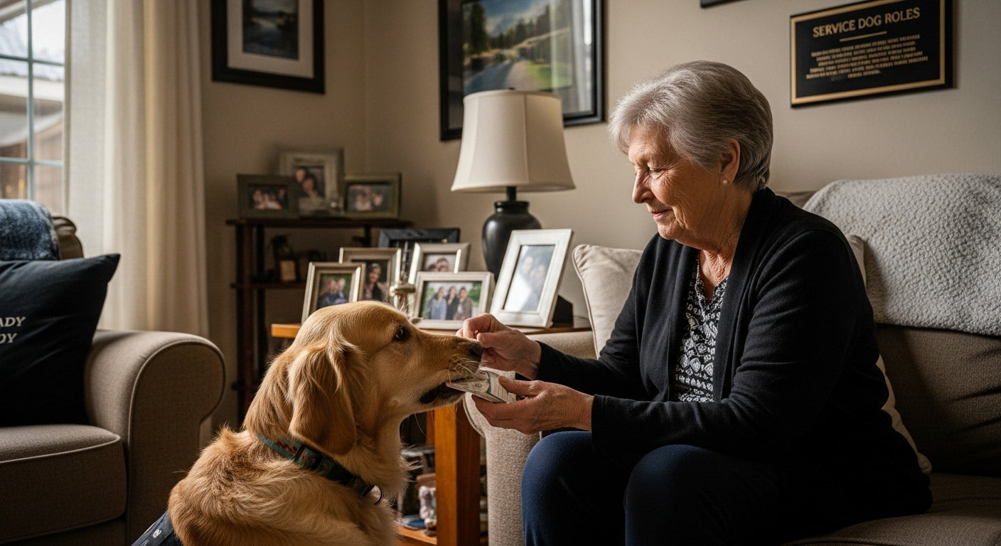 service dog seniors home