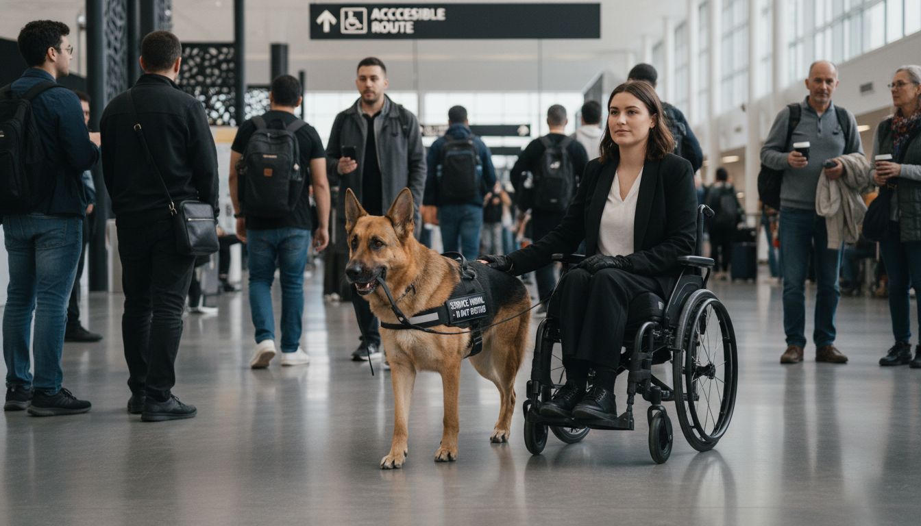 service dog airport