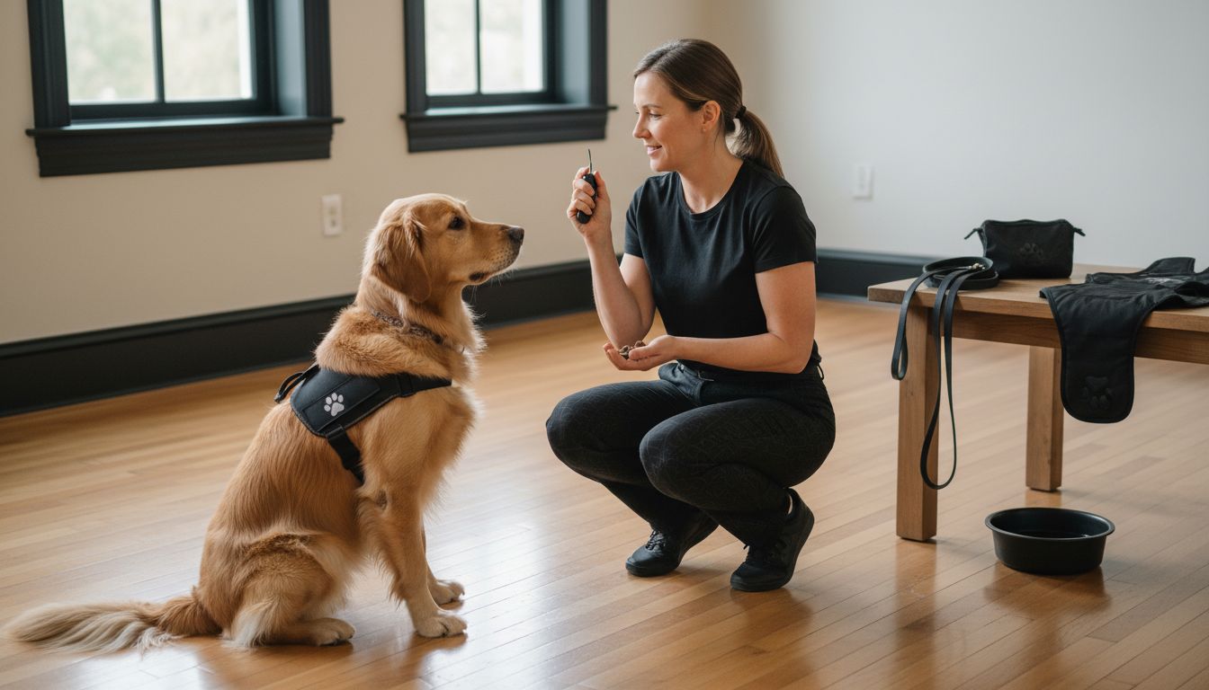 service dog training environment