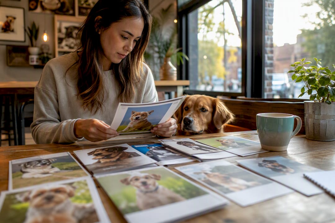 Owner sorting easy-care dog breed info